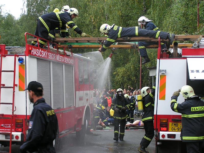 Krok 1 vytváření provizorního dekontaminačního stanoviště s využitím CAS3